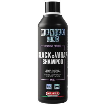 BLACK & WRAP SHAMPOO 500 ml - Szampon do czarnych samochodów, karoserii oklejonych foliami PPF oraz z matowym wykończeniem-859